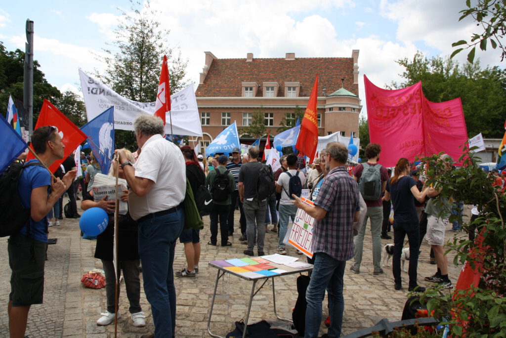 Eindrücke von der Großdemo zum Tag der Bundeswehr in Brandenburg an der Havel 17.06.23