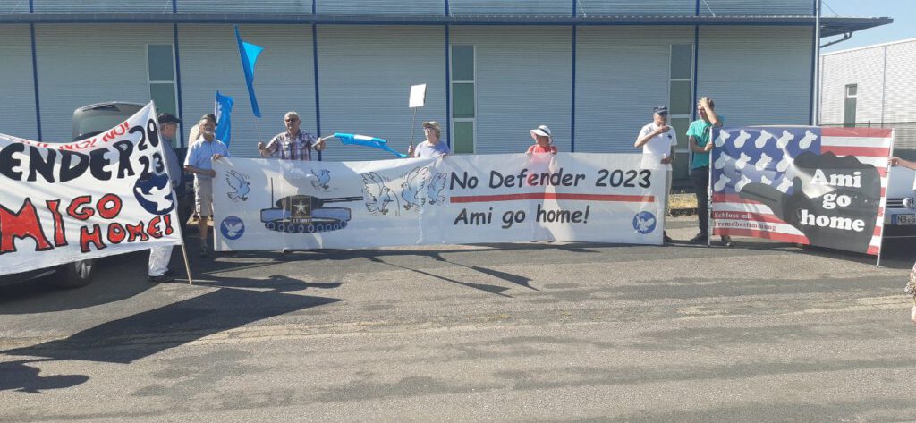 Mahnwache in Trollenhagen am 12.6.2023