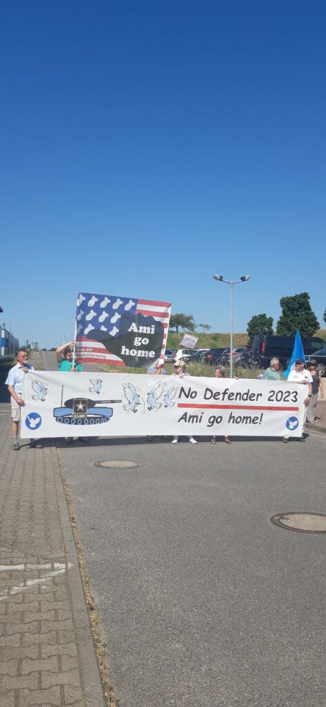 Mahnwache in Trollenhagen am 12.6.2023