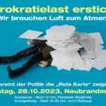 Vereint der Politik die ROTE KARTE ZEIGEN