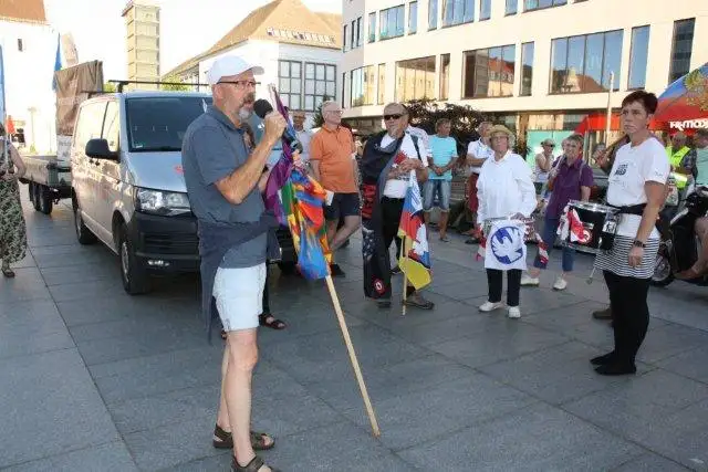 Montagsdemo am 12. August 2024 in Neubrandenburg