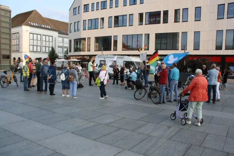 Montagsdemo am 19. August 2024 in Neubrabdenburg