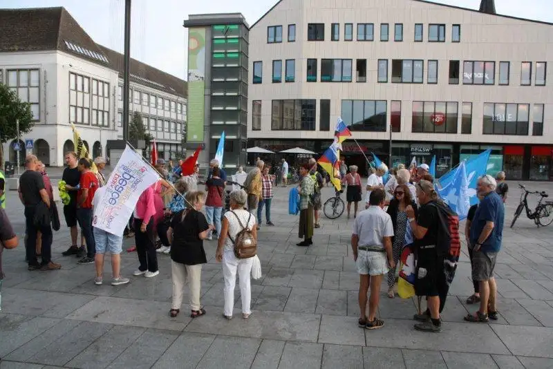 Montagsdemo am 2. September 24 in Neubrandenburg