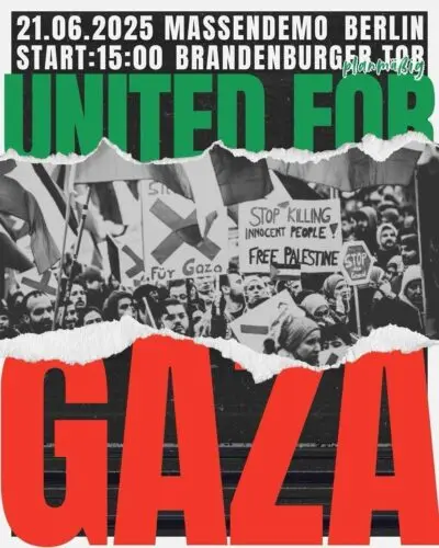Demonstration: #United4Gaza